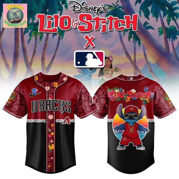 Arizona Diamondbacks Lilo & Stitch 2025 Baseball Jersey