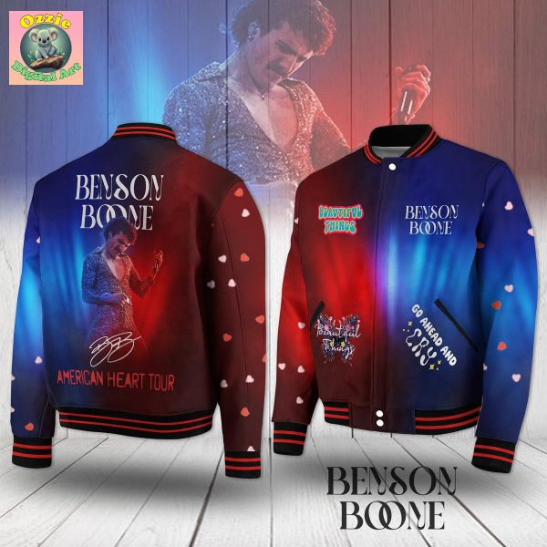 Benson Boone American Heart Tour Baseball Jacket