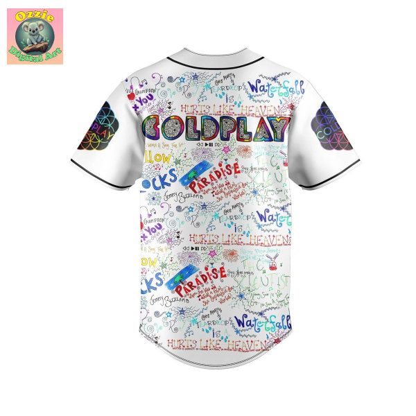Coldplay A Head Full Of Dream Baseball Jersey