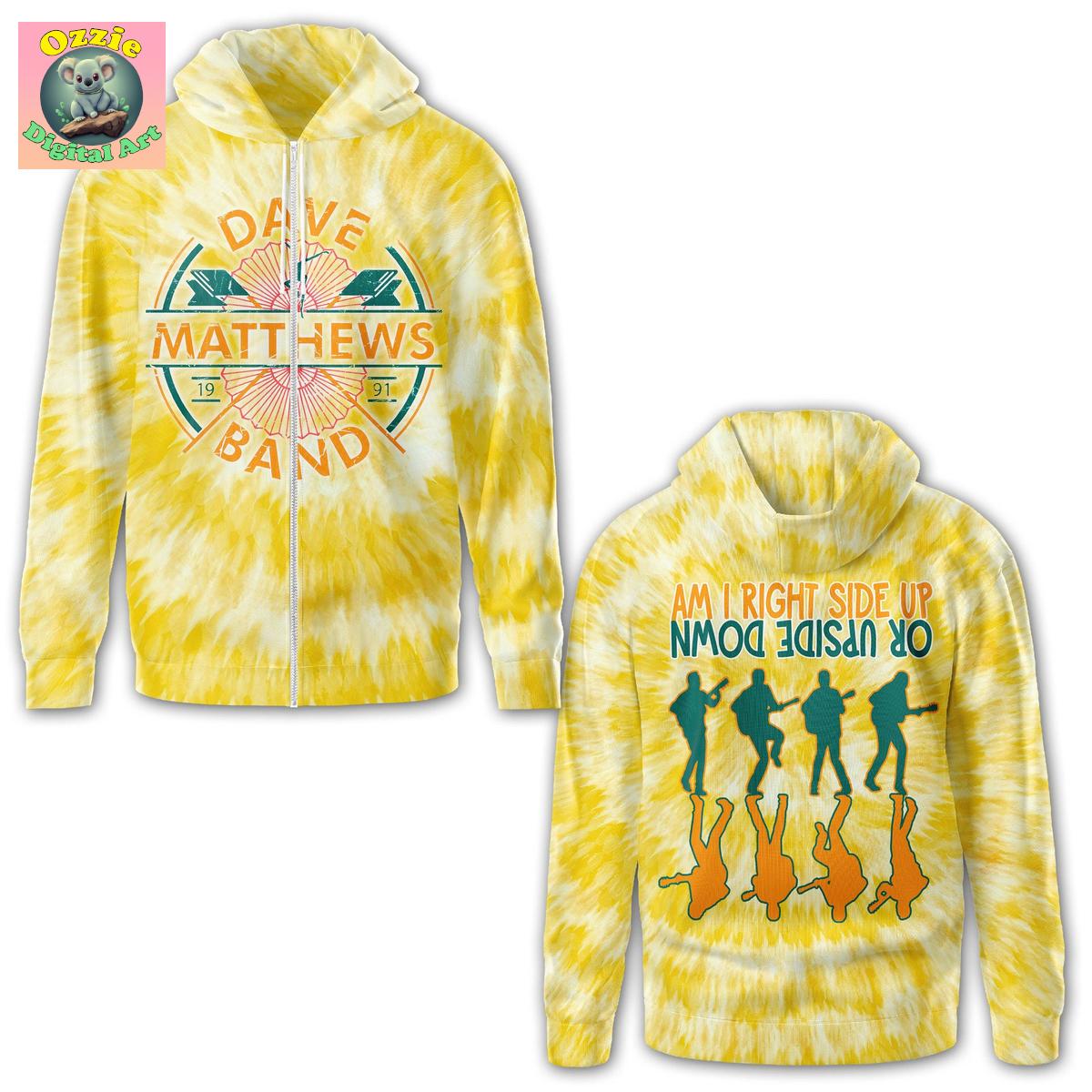 Dave Matthews Band Am I Right Side Up Or Upside Down Hoodie T Shirt Dave Matthews Band Am I Right Side Up Or Upside Down Hoodie T Shirt