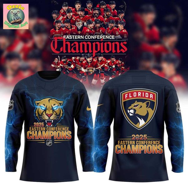 Florida Panthers 2025 Eastern Conference Champions Hockey Jersey
