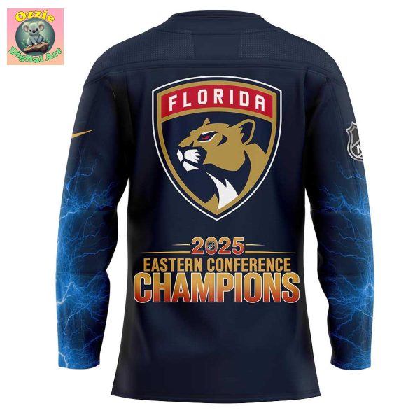 Florida Panthers 2025 Eastern Conference Champions Hockey Jersey