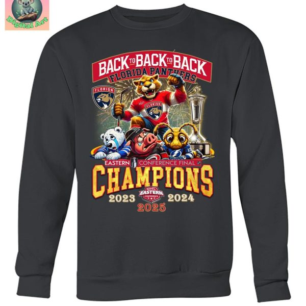 Florida Panthers Back To Back To Back Eastern Conference Finals Champions T Shirt 3 iK36l.jpg