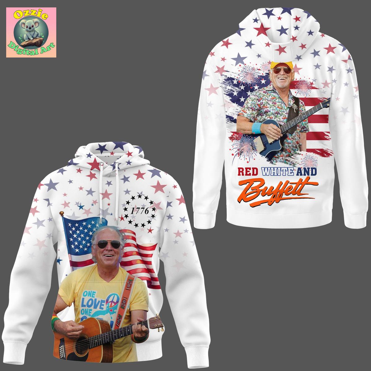 Jimmy Buffett Happy 4th Of July Hoodie T Shirt Jimmy Buffett Happy 4th Of July Hoodie T Shirt