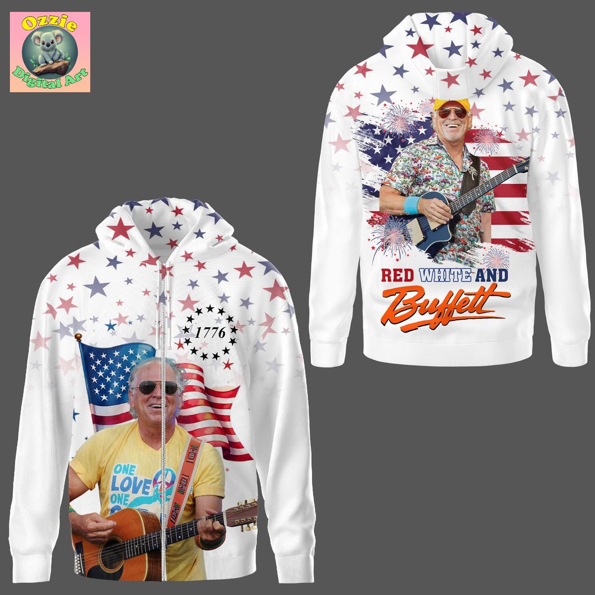 Jimmy Buffett Happy 4th Of July Hoodie T Shirt Jimmy Buffett Happy 4th Of July Hoodie T Shirt