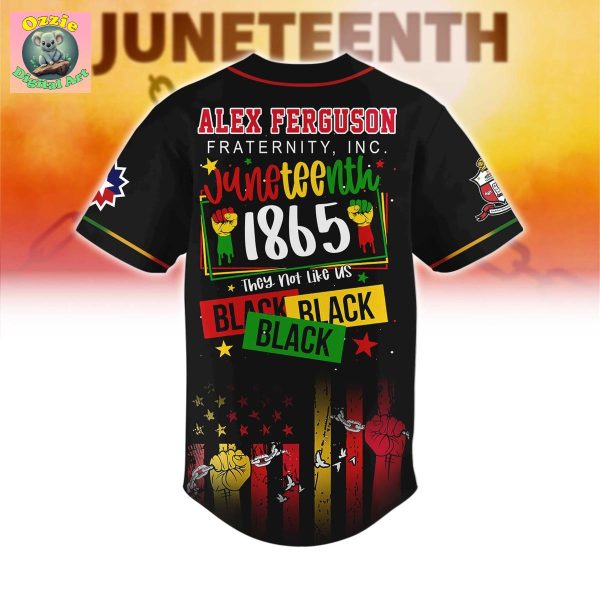 Kappa Alpha Juneteenth Black History Month Personalized Baseball Jersey