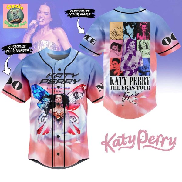 Katty Perry The Lifetimes Tour 2025 Personalized Baseball Jersey