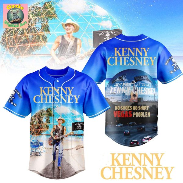 Kenny Chesney No Shoes No Shirt Vegas Problem Baseball Jersey