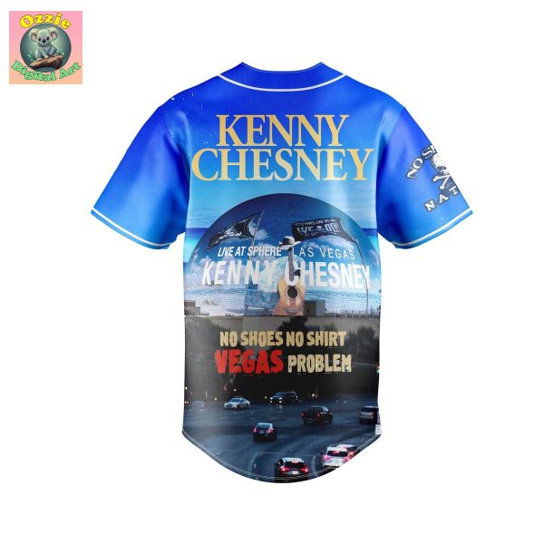 Kenny Chesney No Shoes No Shirt Vegas Problem Baseball Jersey