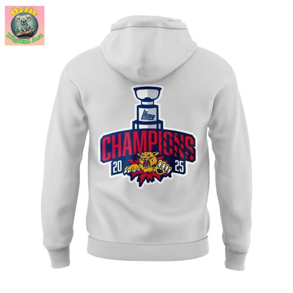 Moncton Wildcats 2025 QMJHL Champions Hoodie T Shirt