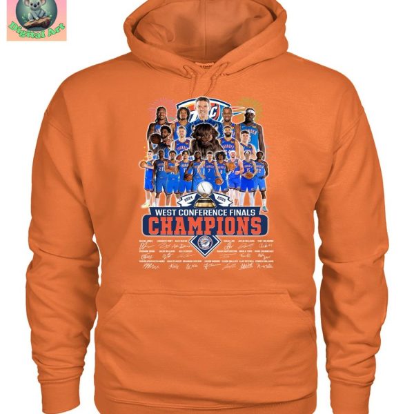 Oklahoma City Thunder West Conference Finals Champions 2025 T Shirt