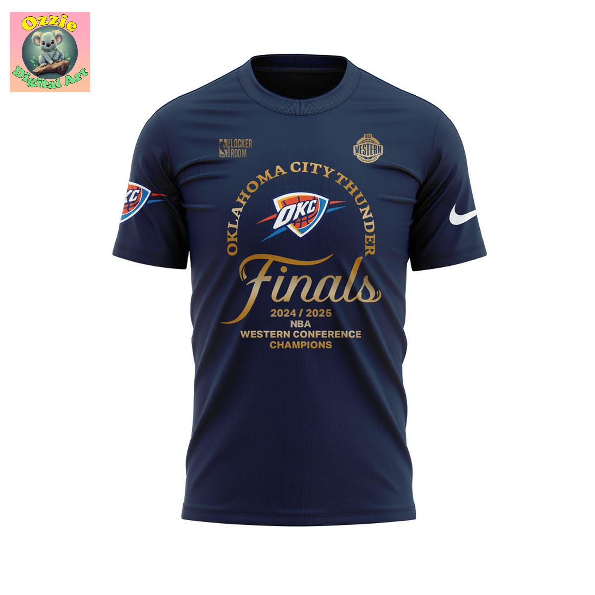 Oklahoma City Thunder Western Conference Champions 2025 Hoodie T Shirt Oklahoma City Thunder Western Conference Champions 2025 Hoodie T Shirt