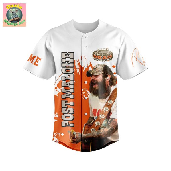 Post Malone The Big Ass Stadium Tour Personalized Baseball Jersey