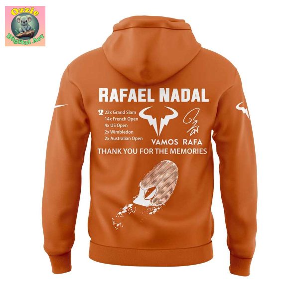 Rafael Nadal Merci Rafa 2025 Thank For The Memories Hoodie T Shirt