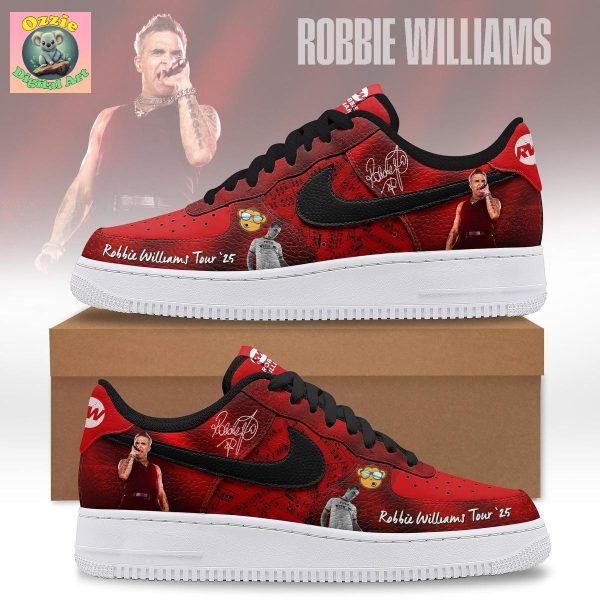 Robbie Williams Tour 2025 Air Force 1 Shoes