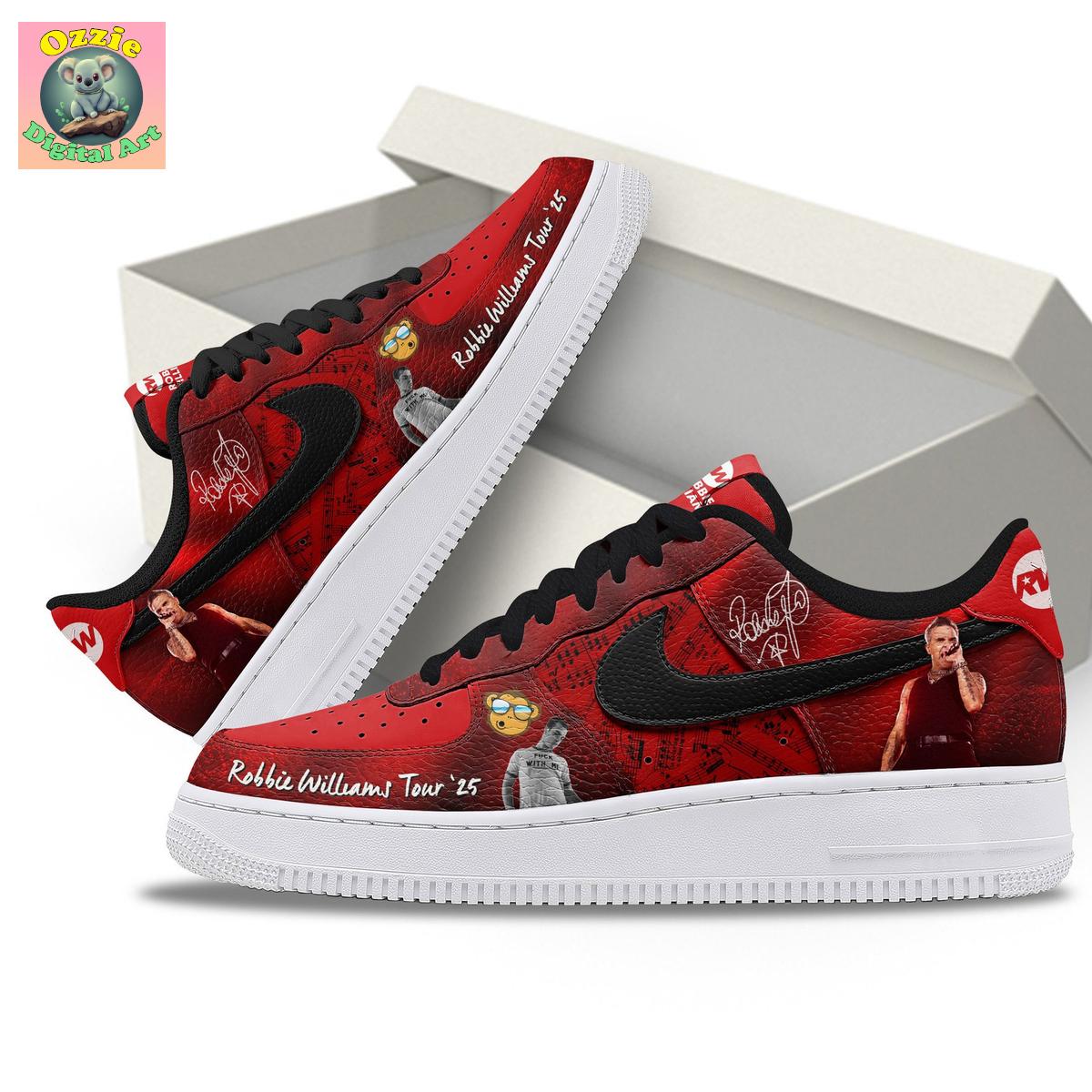 Robbie Williams Tour 2025 Air Force 1 Shoes Robbie Williams Tour 2025 Air Force 1 Shoes