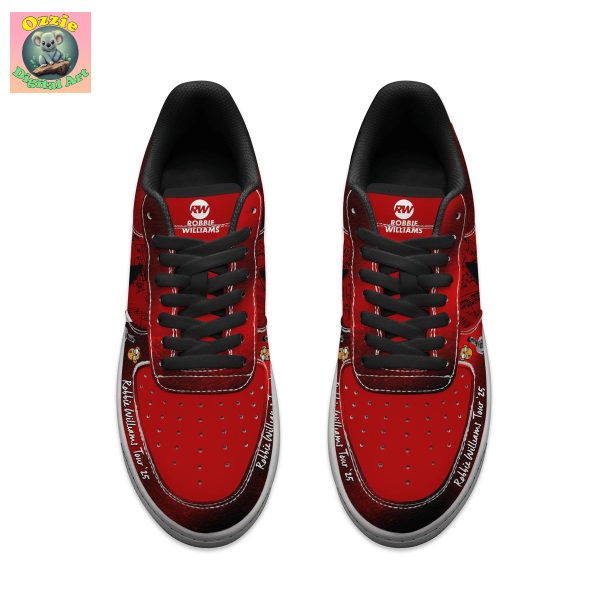 Robbie Williams Tour 2025 Air Force 1 Shoes