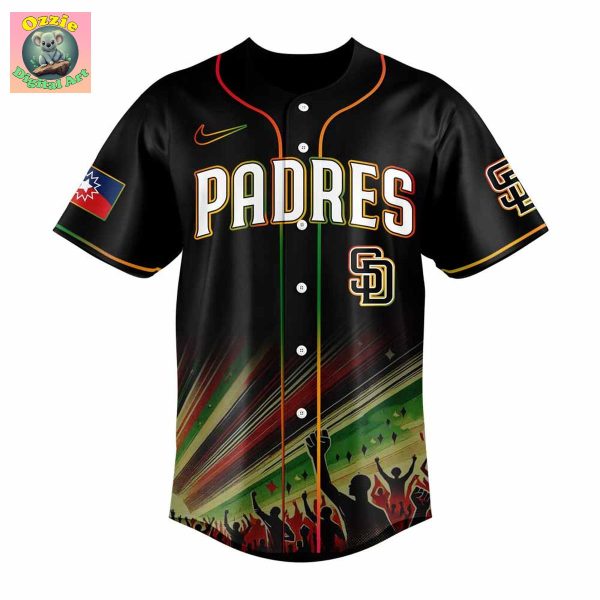 San Diego Padres JuneTeenth Freedom Day Baseball Jersey