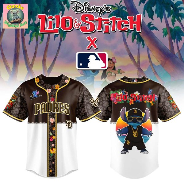 San Diego Padres Lilo & Stitch 2025 Baseball Jersey