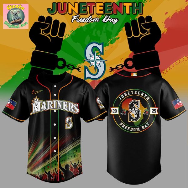 Seattle Mariners JuneTeenth Freedom Day Baseball Jersey