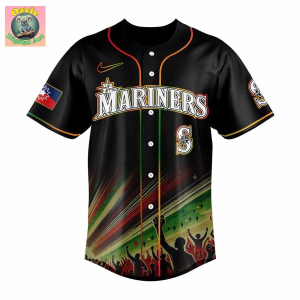 Seattle Mariners JuneTeenth Freedom Day Baseball Jersey