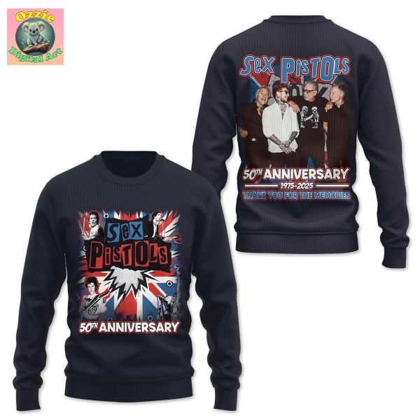 Sex Pistols 50th Anniversary Memories Hoodie T Shirt