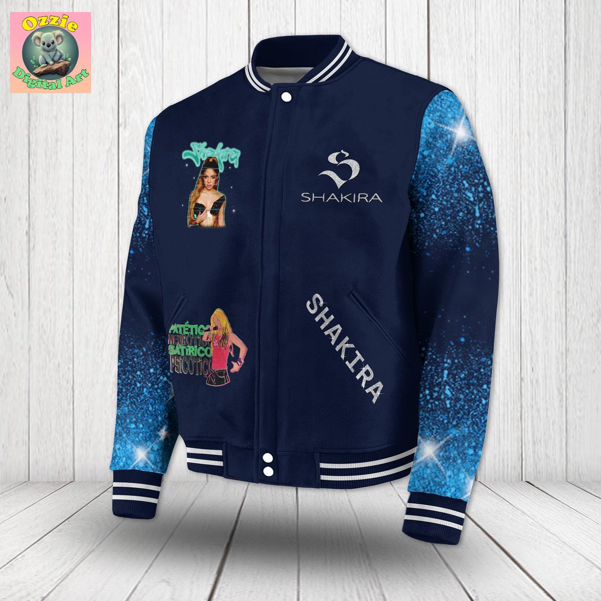 Shakira World Tour 2025 Baseball Jacket Shakira World Tour 2025 Baseball Jacket
