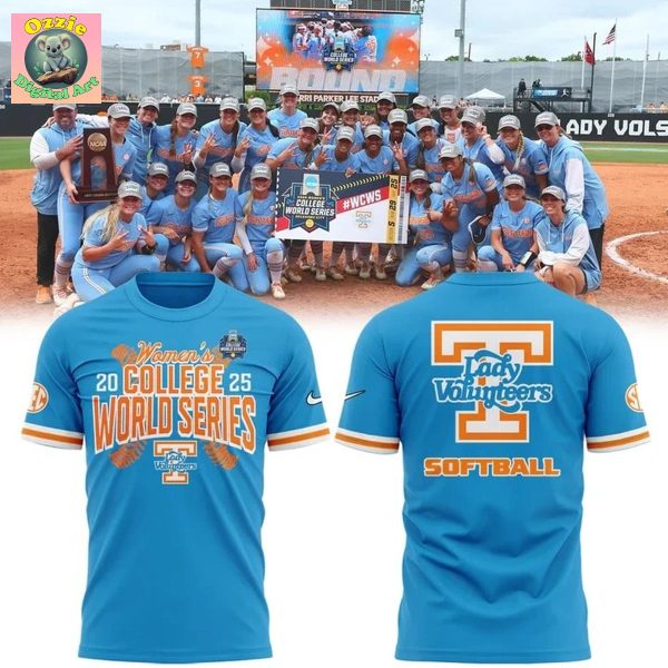 Tennessee Lady Vols 2025 NCAA Softball Women’s College World Series Hoodie T Shirt