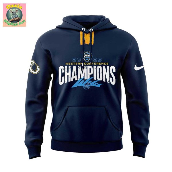 Toledo Walleye 2025 Western Conference Champions Hoodie T Shirt