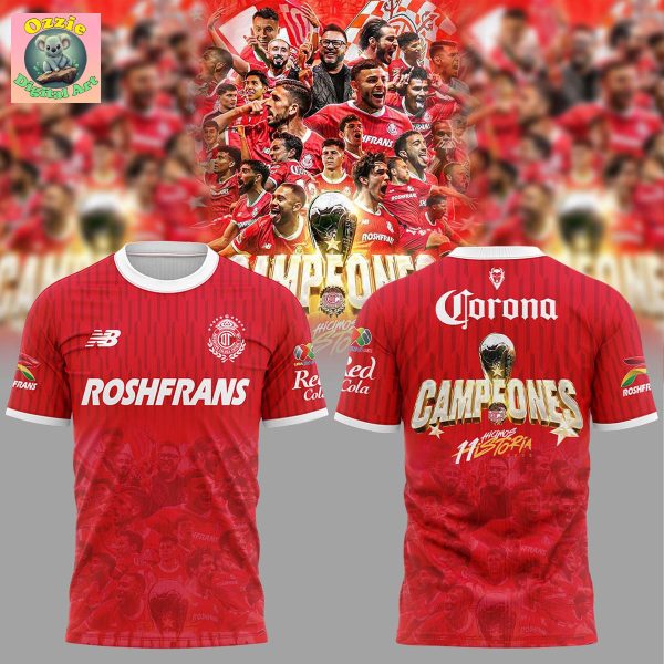 Toluca Campeones 2025 Hoodie T Shirt