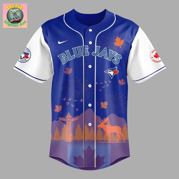 Toronto Blue Jays Happy Canada Day 2025 Baseball Jersey