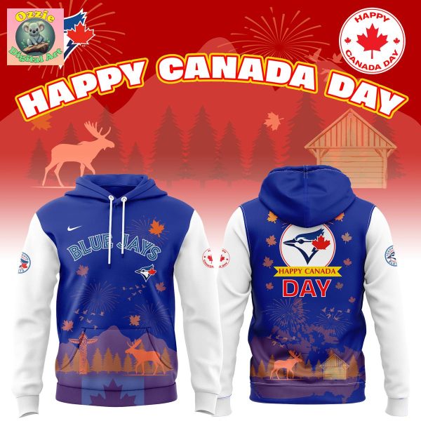 Toronto Blue Jays Happy Canada Day 2025 Hoodie T Shirt