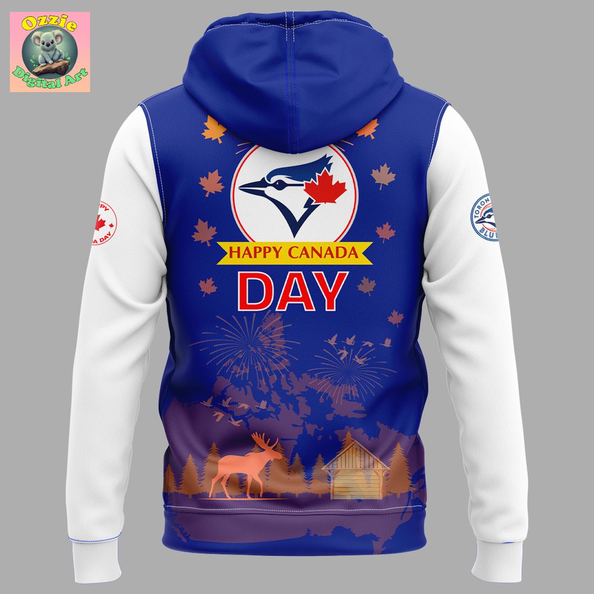 Toronto Blue Jays Happy Canada Day 2025 Hoodie T Shirt Toronto Blue Jays Happy Canada Day 2025 Hoodie T Shirt