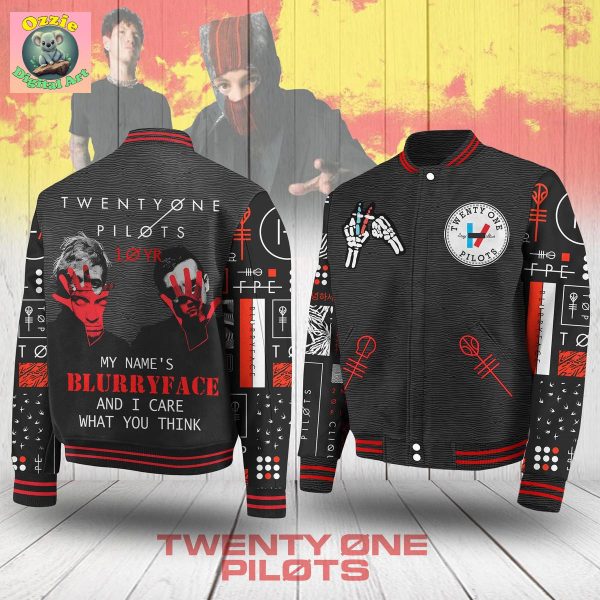 Twenty One Pilots My Name’s Blurryface Baseball Jacket