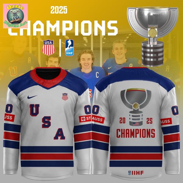USA Hockey Champions IIHF 2025 Hockey Jersey