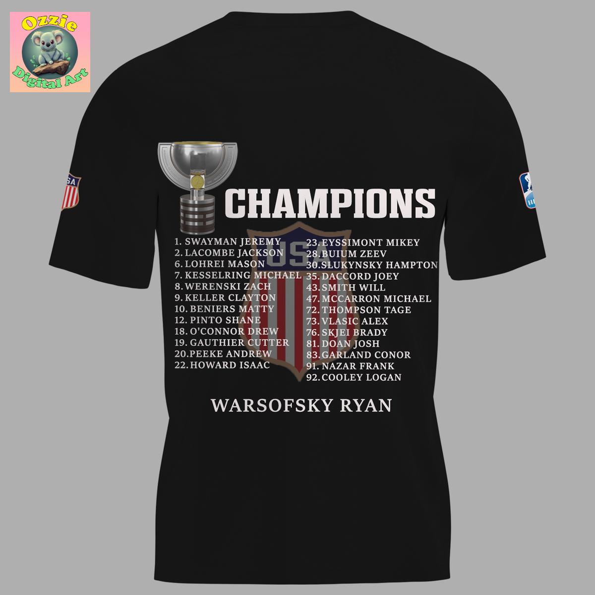 USA Hockey Ice Hockey World Champions 2025 Hoodie T Shirt USA Hockey Ice Hockey World Champions 2025 Hoodie T Shirt