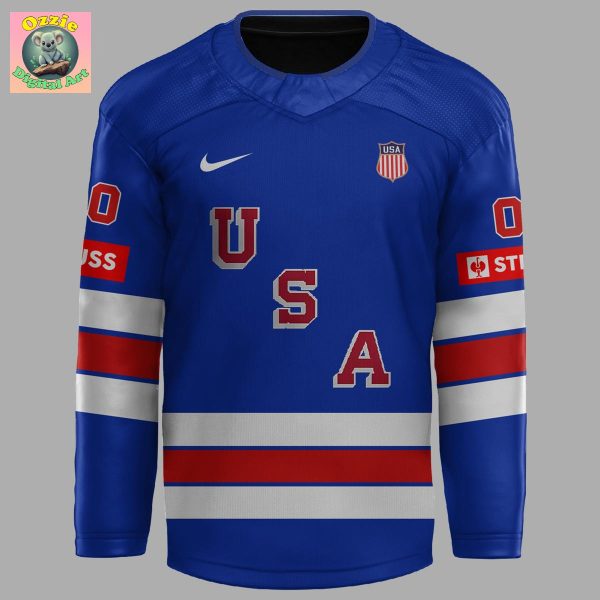 USA IIHF Ice Hockey World 2025 Champions Hockey Jersey