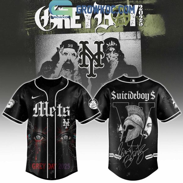 All Team MLB x Suicideboys G59 Greyday Tour 2025 Jersey