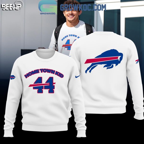Buffalo Bills Home Town Kid 2025 White Hoodie Shirt