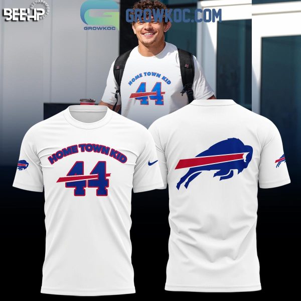 Buffalo Bills Home Town Kid 2025 White Hoodie Shirt