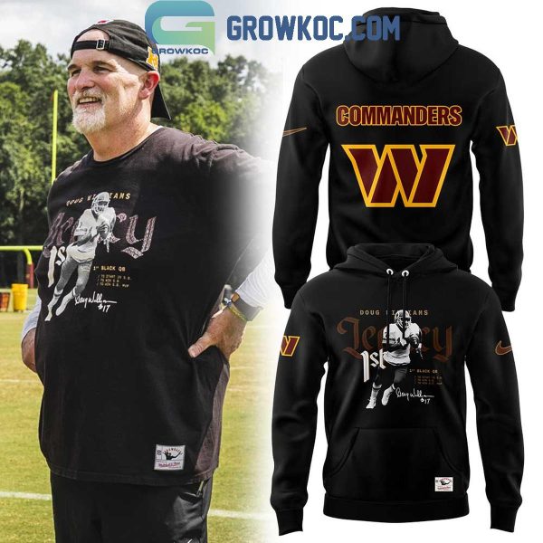 Doug Williams Washington Commanders Signature Hoodie Shirt