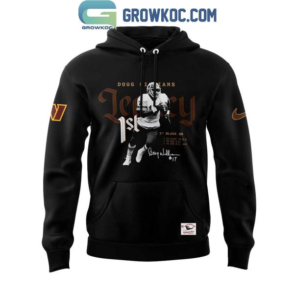 Doug Williams Washington Commanders Signature Hoodie Shirt