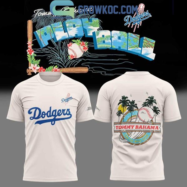 Los Angeles Dodgers Tommy Bahama Play Ball Club Hoodie Shirt