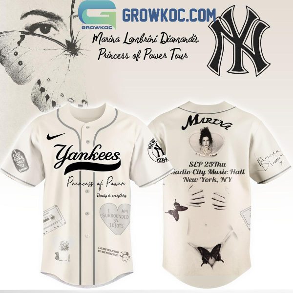 New York Yankees x Marina Princess Of Power 2025 Jersey